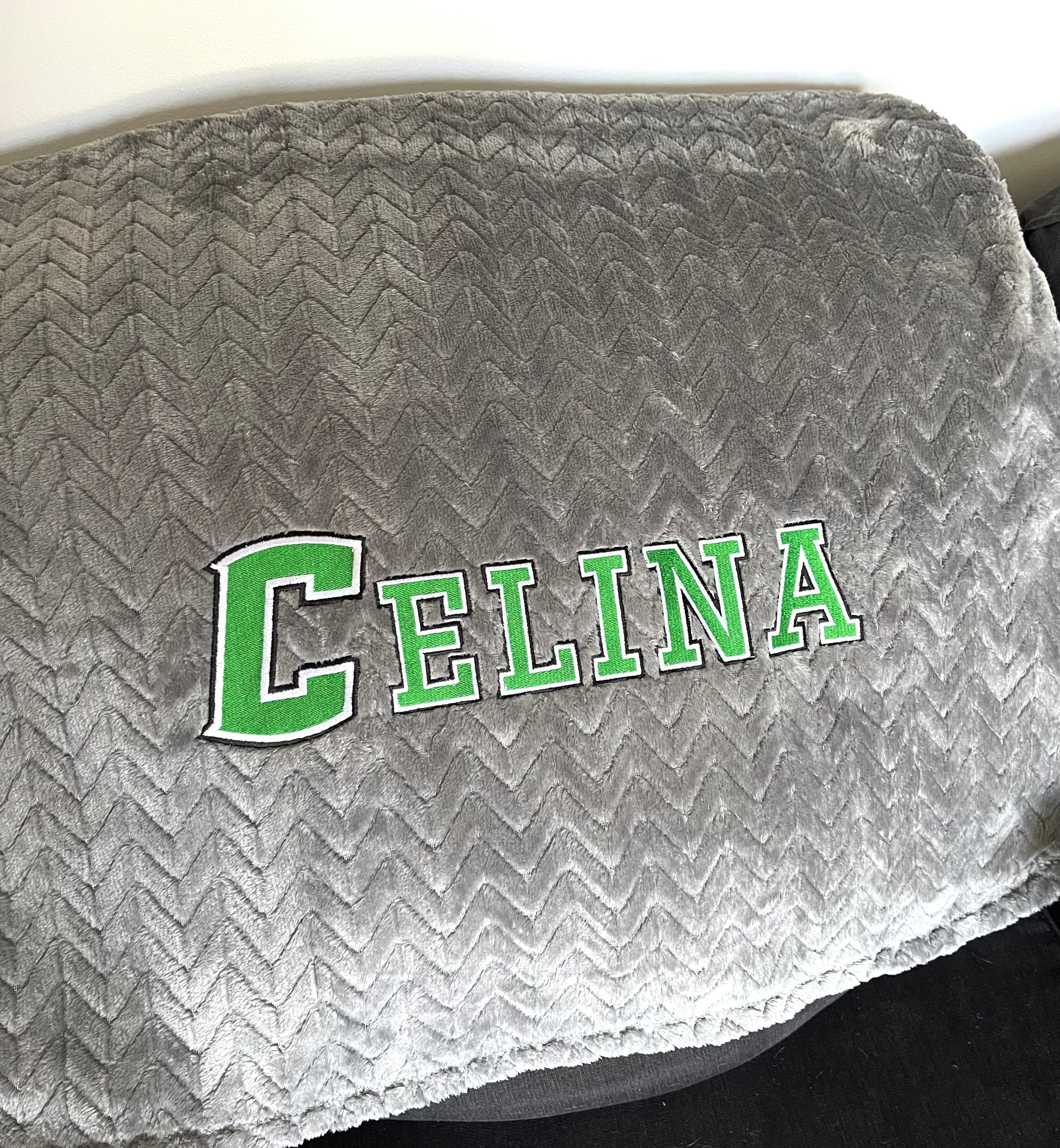 Celina Embroidered Throw Blanket