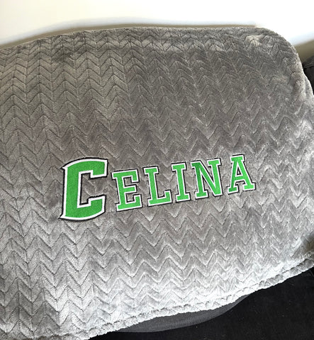 Celina Embroidered Throw Blanket