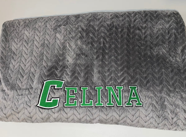 Celina Embroidered Throw Blanket